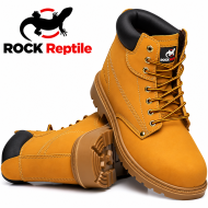 Rock Reptile Apprentice S1P SRC Nubuck Leather Ankle Safety Boots – Honey