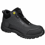 Portwest FE04 Girder S3S ESD Composite Mid Safety Boots – Black/Grey