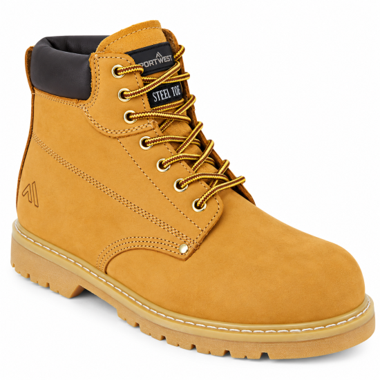 Portwest FW17 Steelite SB HRO Welted Ankle Safety Boots – Honey