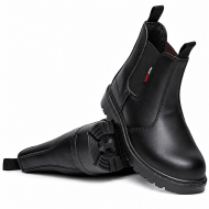 Rock Reptile Sydney S1P SRC Leather Dealer Safety Boots – Black