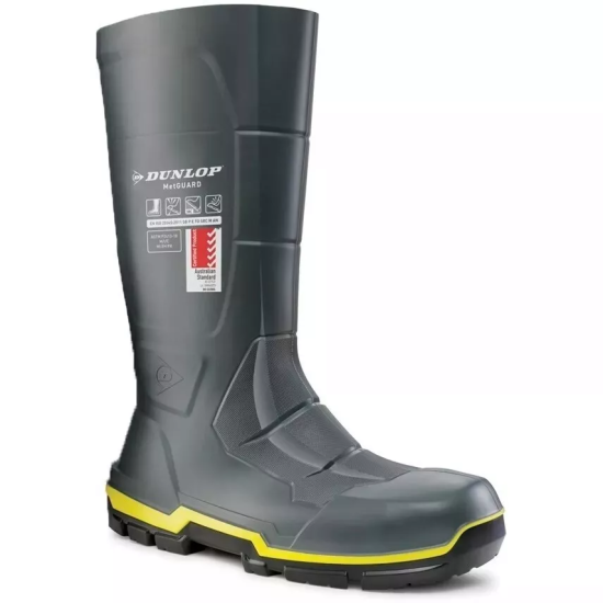 Dunlop Acifort Metguard Full Safety Toe Cap Waterproof Wellingtons Work Boots 