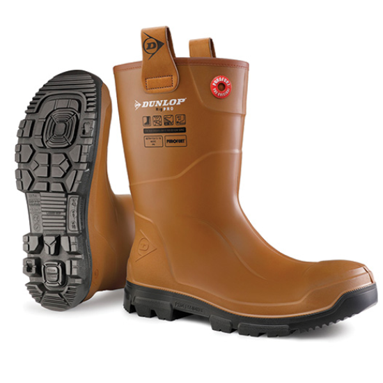 Dunlop Mens Purofort RigPRO Full Safety Fur Lined Wellingtons