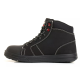 MENS BLACK BASEBALL SAFETY STEEL TOE CAP SNEAKER WORK SHOES TRAINERS Men's Safety Footwear image