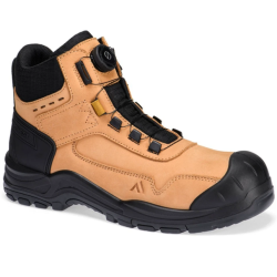 Mens PORTWEST Nubuck Mid Safety Boots Steel Toe Cap S3 SRC BOA Type Work Shoes