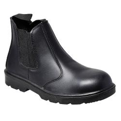 Portwest Dealer S1P FO SR Black Chelsea Safety Work Boots