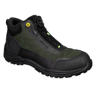 Portwest Girder S3S ESD SR FO Black/Green Composite Mid Boots