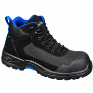 Portwest FC22 S3L HRO SR FO Composite Suede Mid Safety Boots – Black/Blue