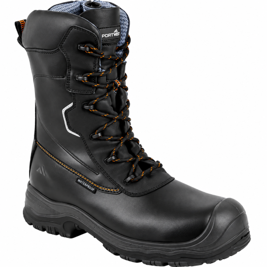 Portwest FD01 Composite 10" S7L ESD Traction Safety Boots – Black