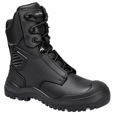 Portwest FT31 Steel Leather S3 Shin Safety Boots – Black