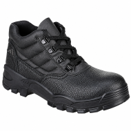 Portwest FW10 S1P SR Leather Mid Safety Boots – Black