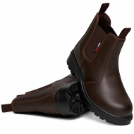 Rock Reptile Sydney S1P SRC Leather Dealer Safety Boots – Brown