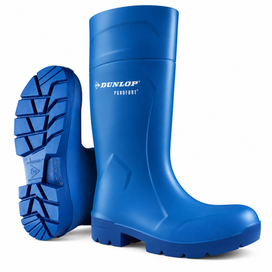 Dunlop FoodPro MultiGrip S4 Safety Wellington Boots – Blue