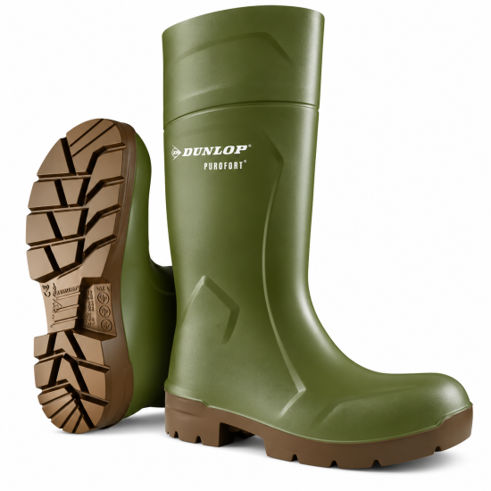Dunlop FoodPro MultiGrip S4 Safety Wellington Boots – Green