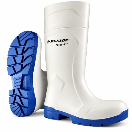 Dunlop FoodPro MultiGrip S4 Safety Wellington Boots – White