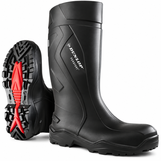 Dunlop Purofort+ S5 Safety Wellington Boots – Black