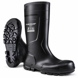 Dunlop Work-It S5 Safety Wellington Boots – Black